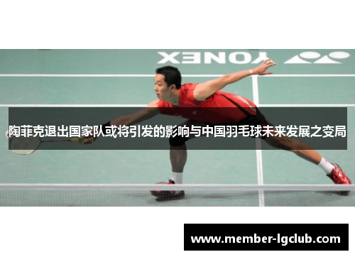陶菲克退出国家队或将引发的影响与中国羽毛球未来发展之变局 陶菲克退出国家队或将引发的影响与中国羽毛球未来发展之变局